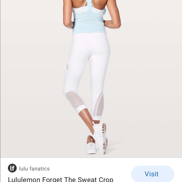 lululemon athletica Pants - Lululemon Forget the Sweat Crop